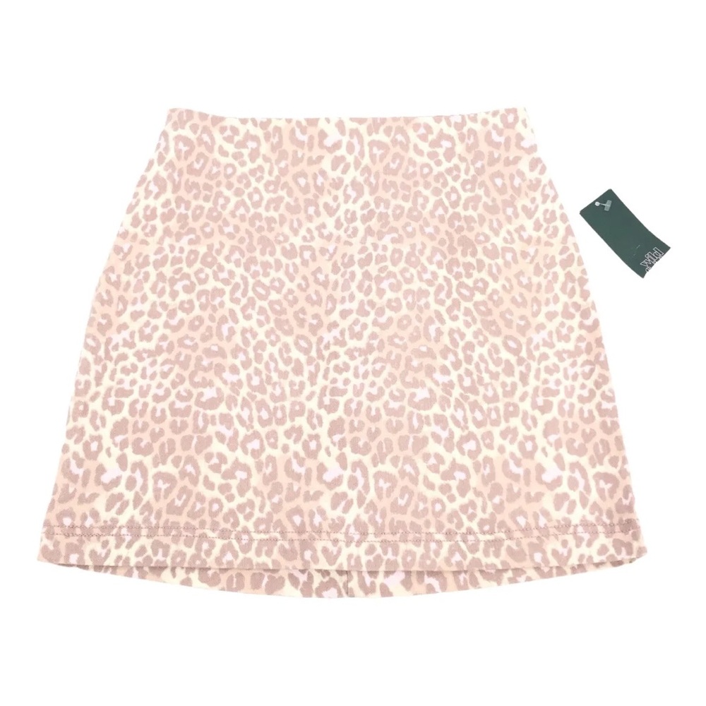 Wild Fable Leopard Print Mini Skirt SIZE 8